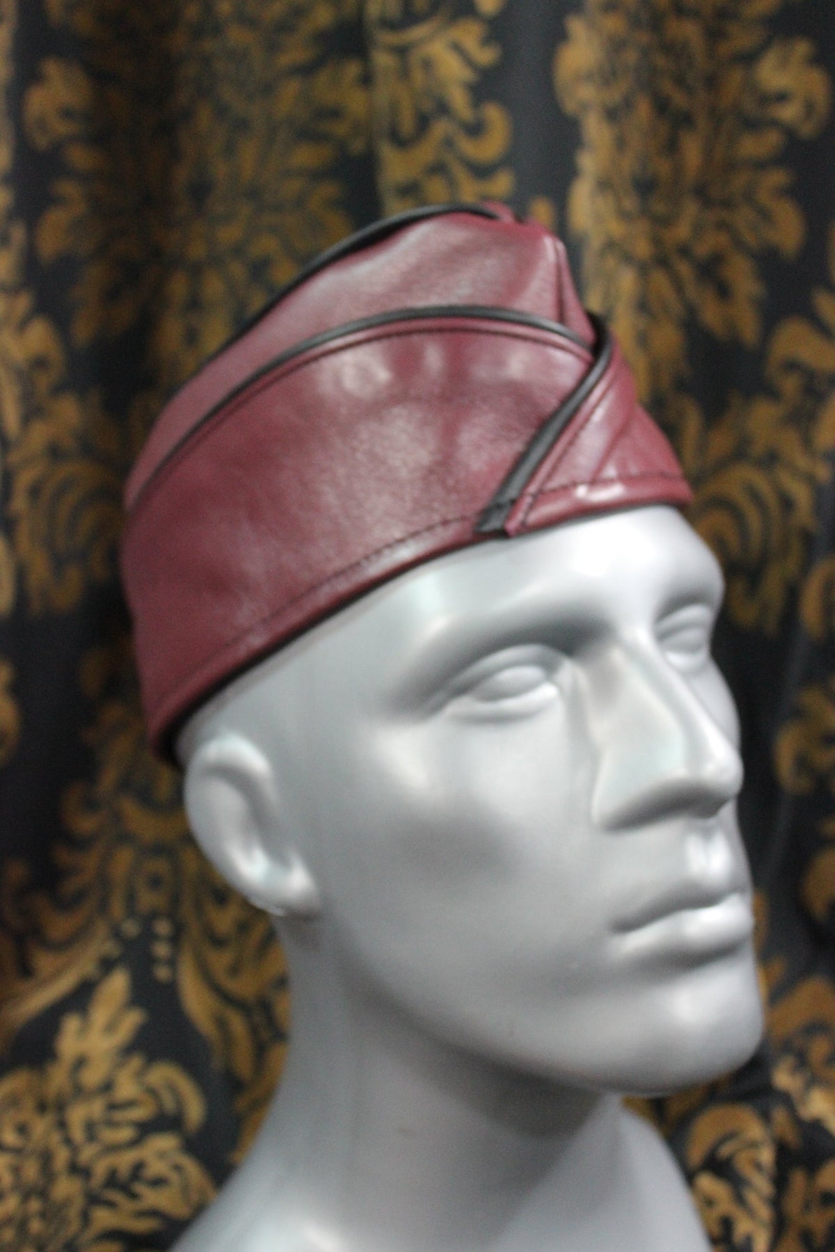 Leather Garrison Cap - view 14