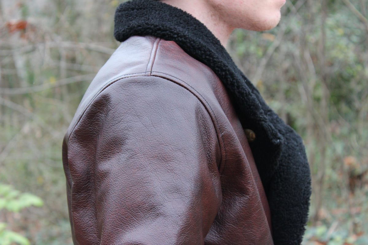 Leather and Shearling Coat - view 10
