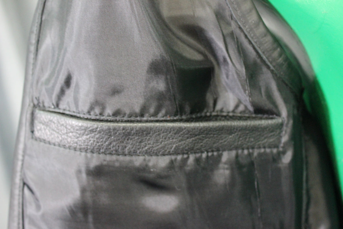 OnF Leather Bar Vest - Classic Black - view 17