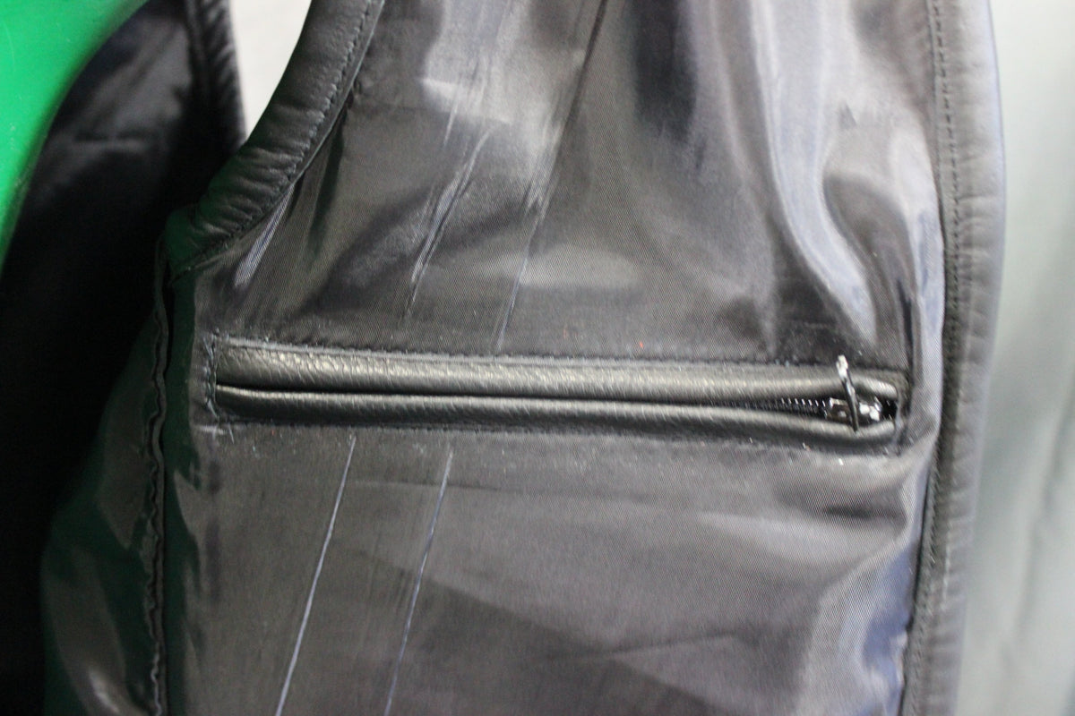 OnF Leather Bar Vest - Classic Black - view 18