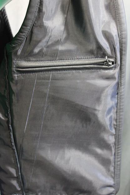 OnF Leather Bar Vest - Classic Black - view 19