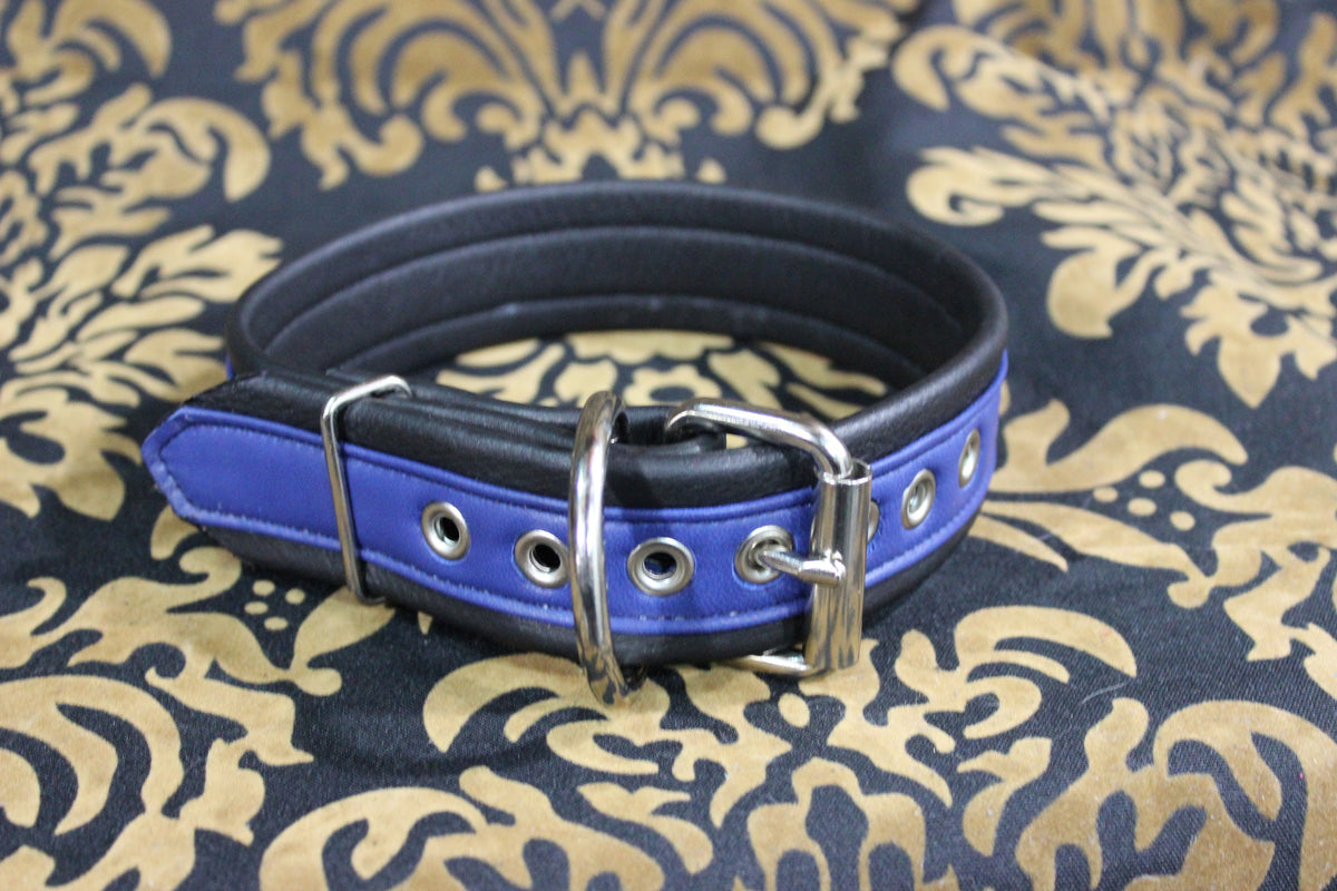 Locking Two Tone Collar - Top Stripe Construction - view 3