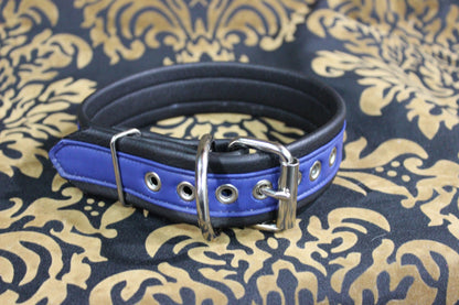 Locking Two Tone Collar - Top Stripe Construction - view 3
