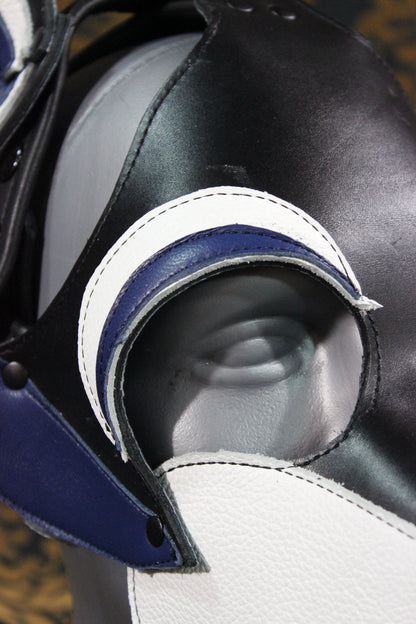 Husky style Pup Hood with Blue highlights - view 6