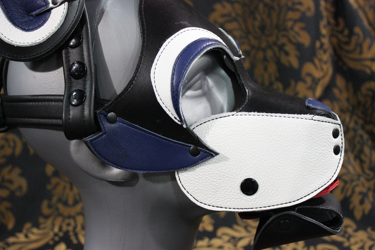 Husky style Pup Hood with Blue highlights - view 8