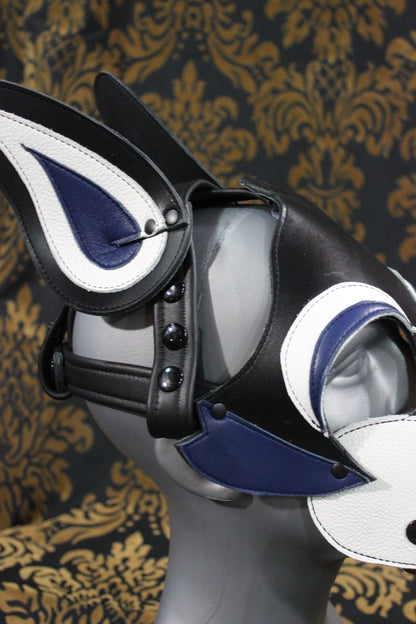 Husky style Pup Hood with Blue highlights - view 9