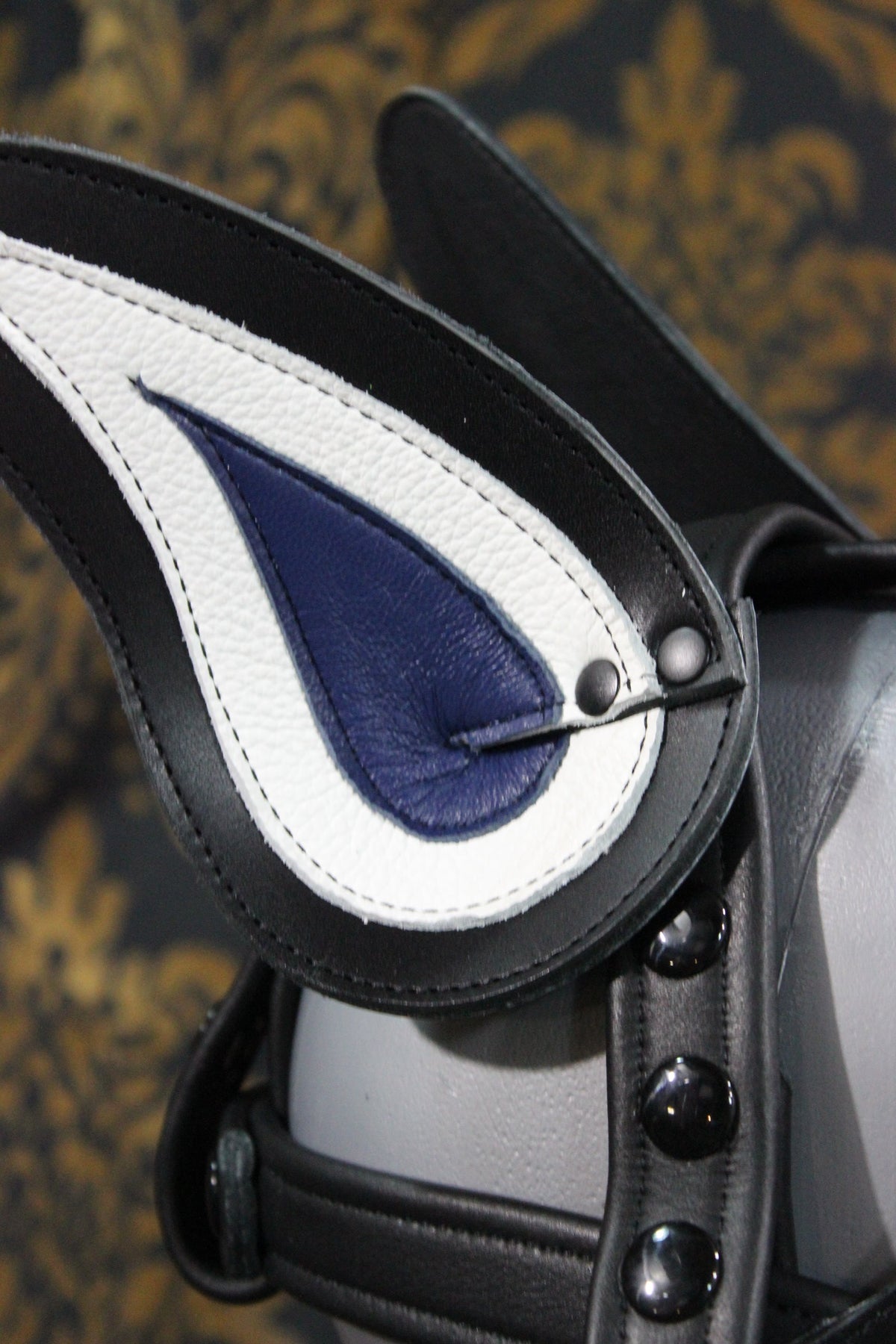 Husky style Pup Hood with Blue highlights - view 10
