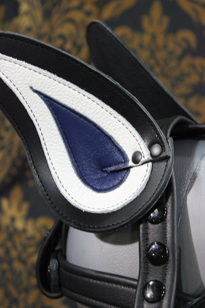 Husky style Pup Hood with Blue highlights - view 10