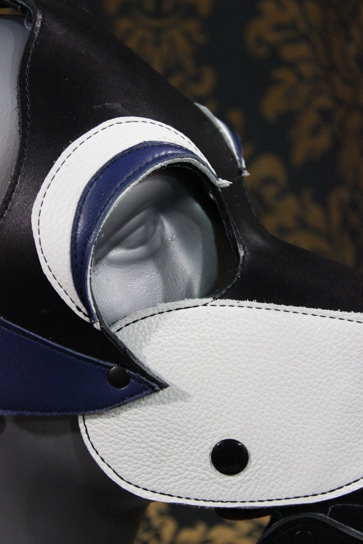 Husky style Pup Hood with Blue highlights - view 12