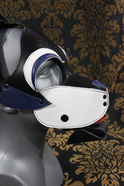 Husky style Pup Hood with Blue highlights - view 13
