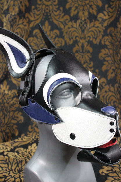 Husky style Pup Hood with Blue highlights - view 14