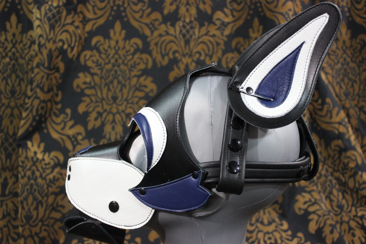 Husky style Pup Hood with Blue highlights - view 18