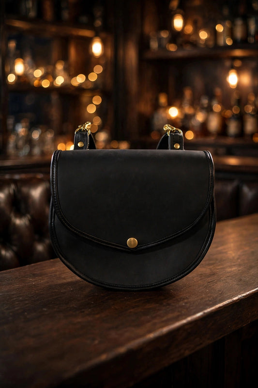 Black Leather Sporran