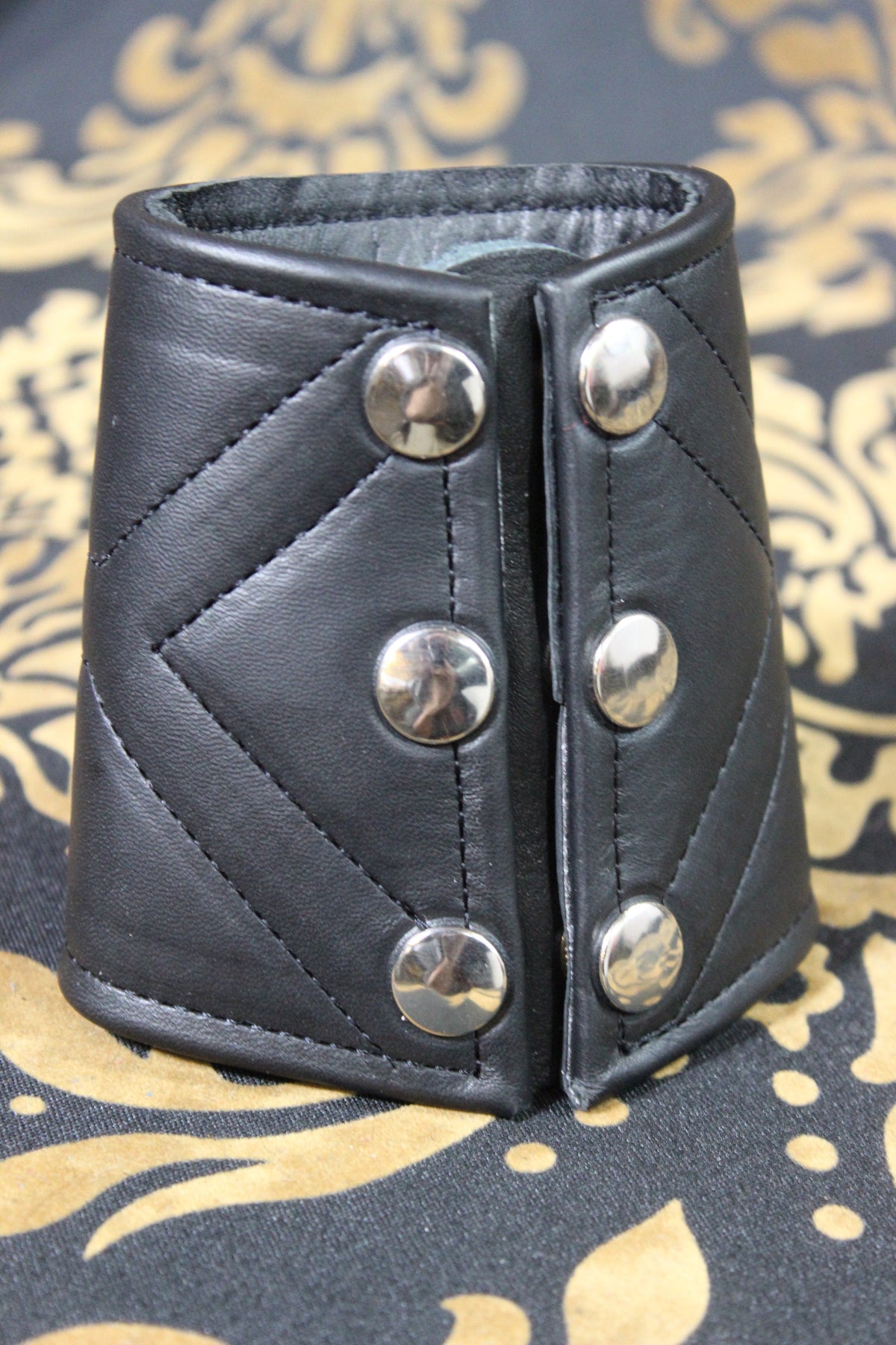 Wrist Bracer with Optional Wallet Insert - front view