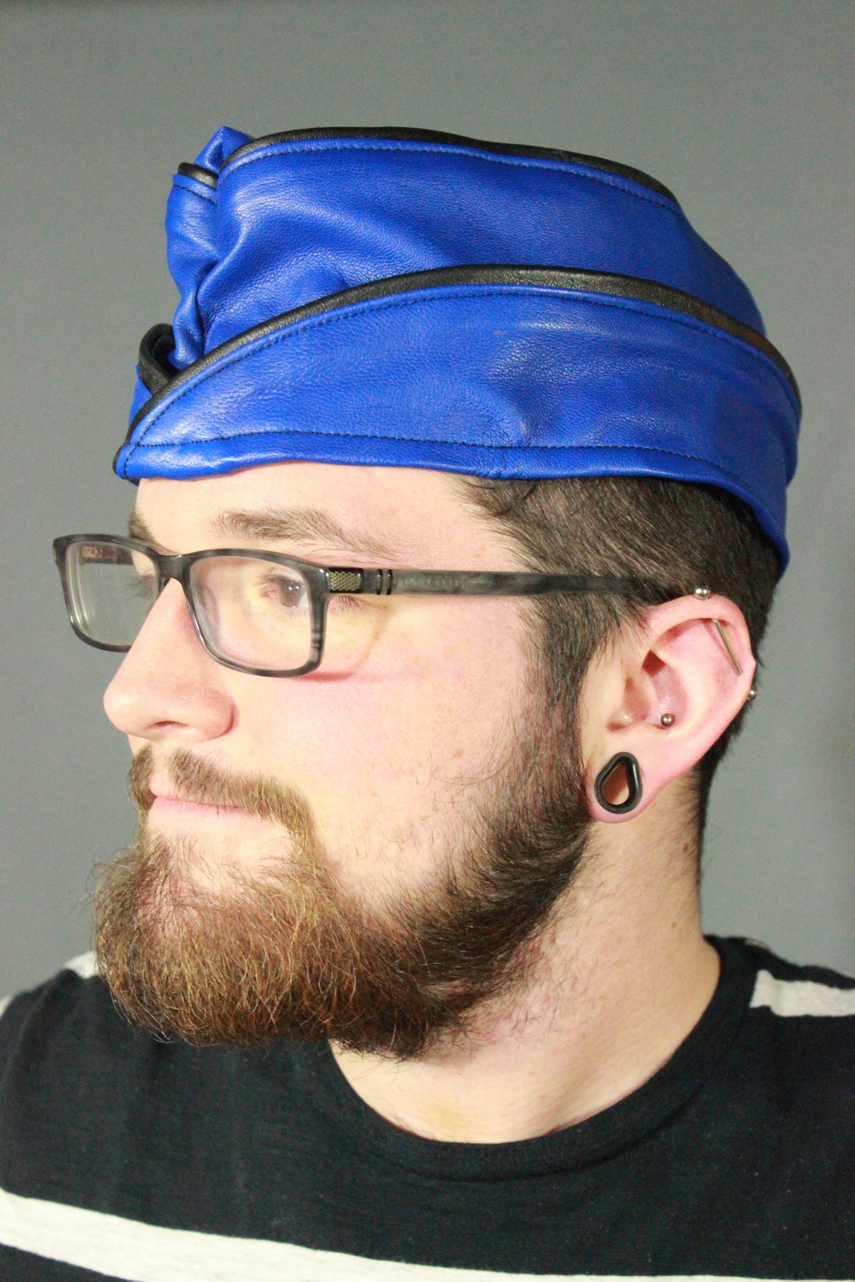 Leather Garrison Cap - view 11