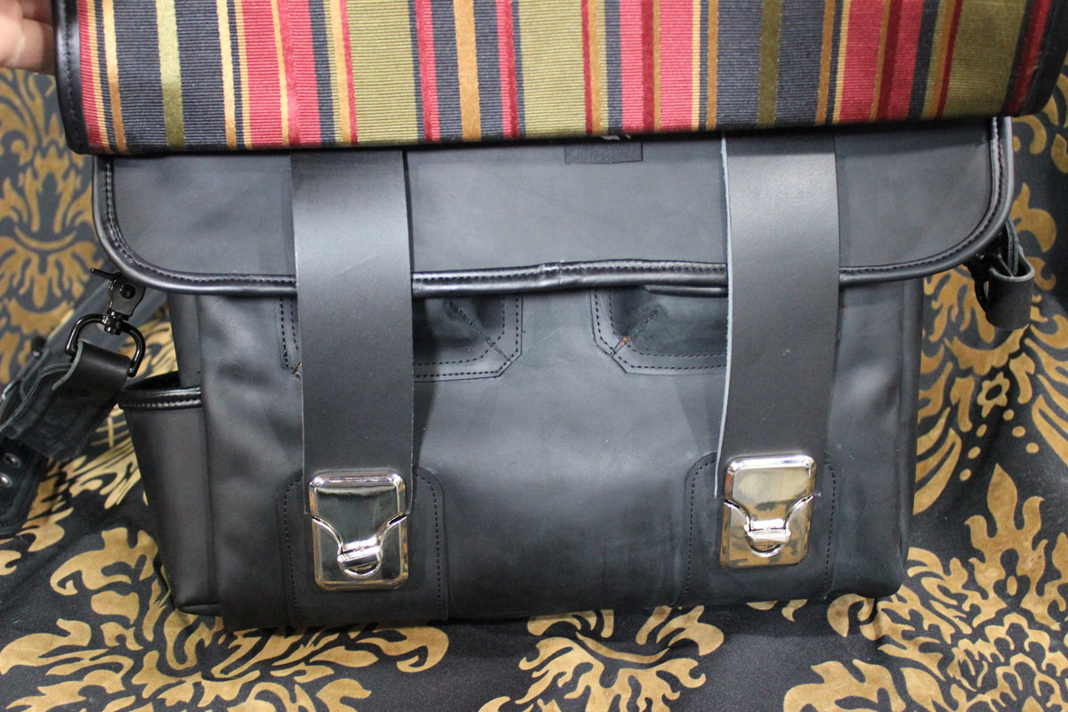 Leather Diplomat Messenger Bag - view 5