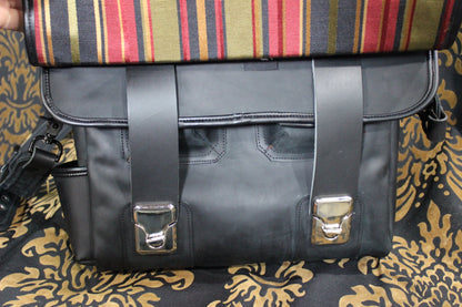 Leather Diplomat Messenger Bag - view 5