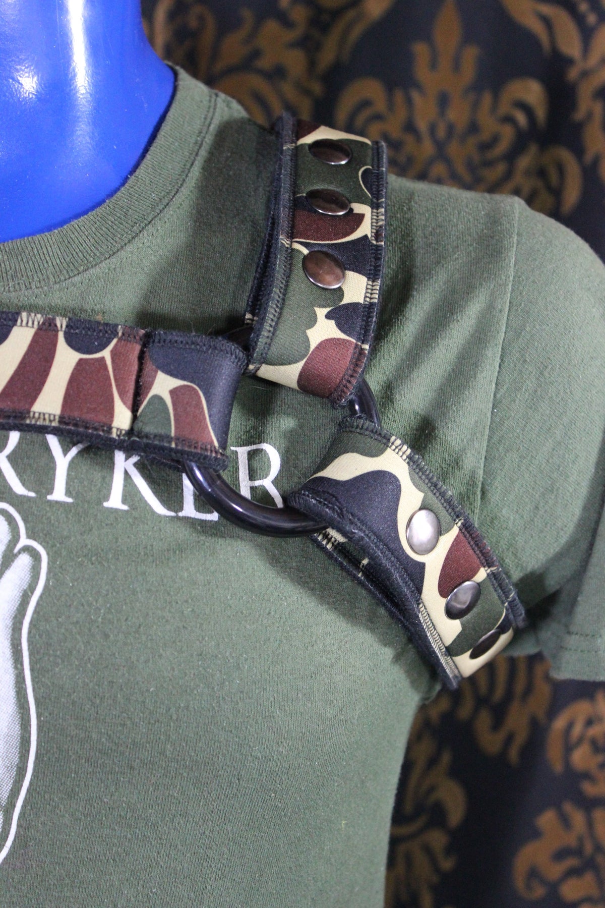 Neoprene Two-Toned Bulldog Harness - view 3