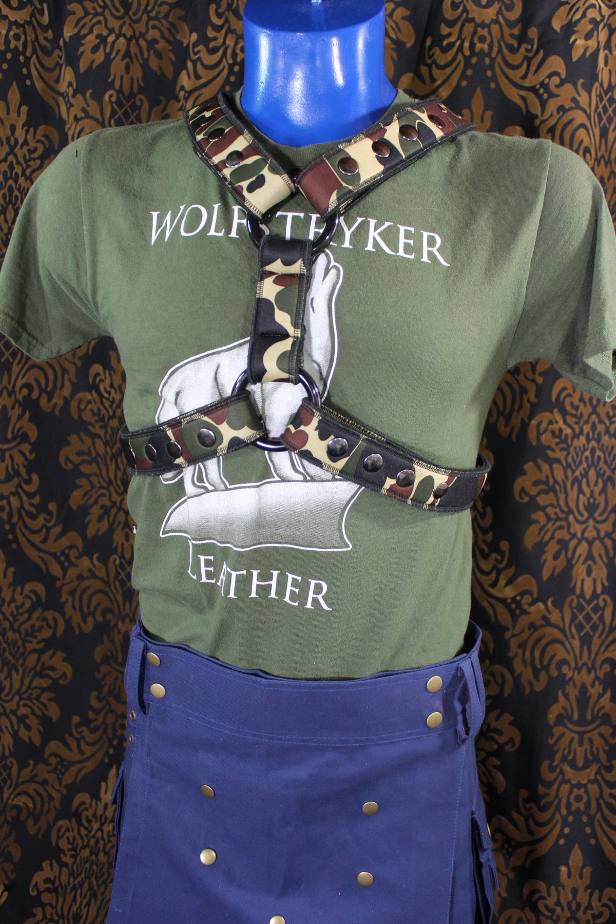 Neoprene Two-Toned Extended X Harness - view 7