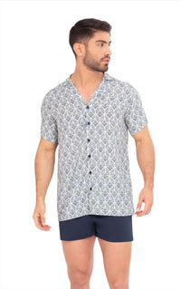 The Restless Shirt - Aegean Mosaic
