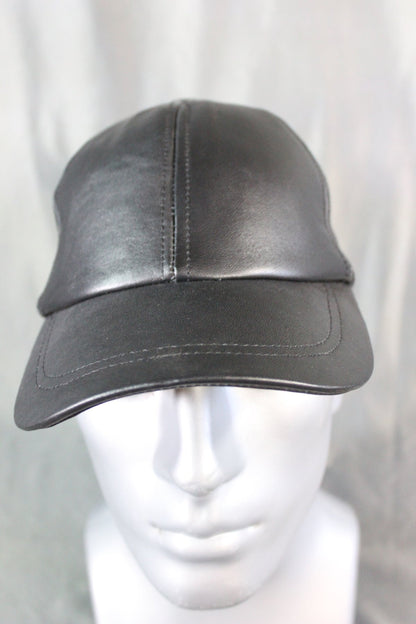 OnF Leather Baseball Cap - view 5