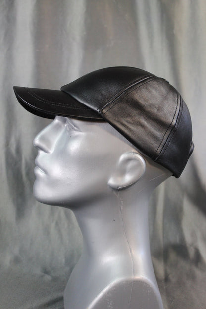 OnF Leather Baseball Cap - view 2