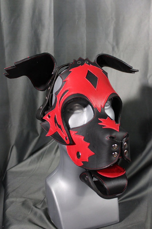 Scruffy Diamond Pup Hood - front view