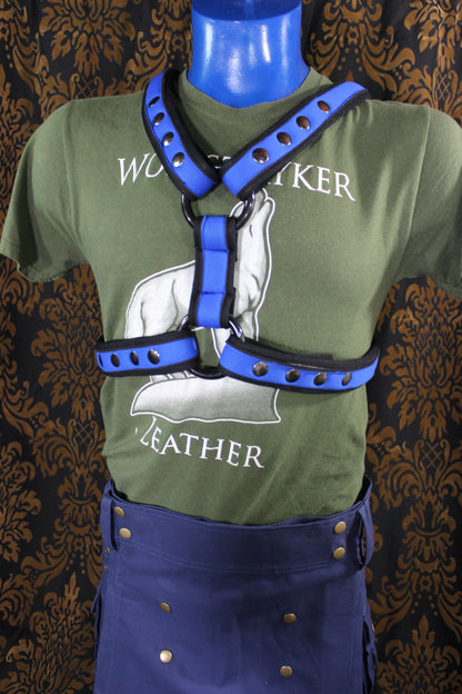 Neoprene Two-Toned Extended X Harness - view 8