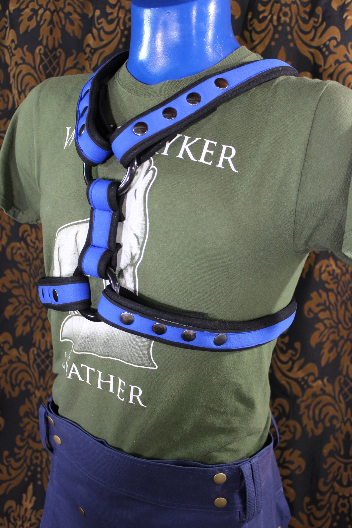 Neoprene Two-Toned Extended X Harness - view 9