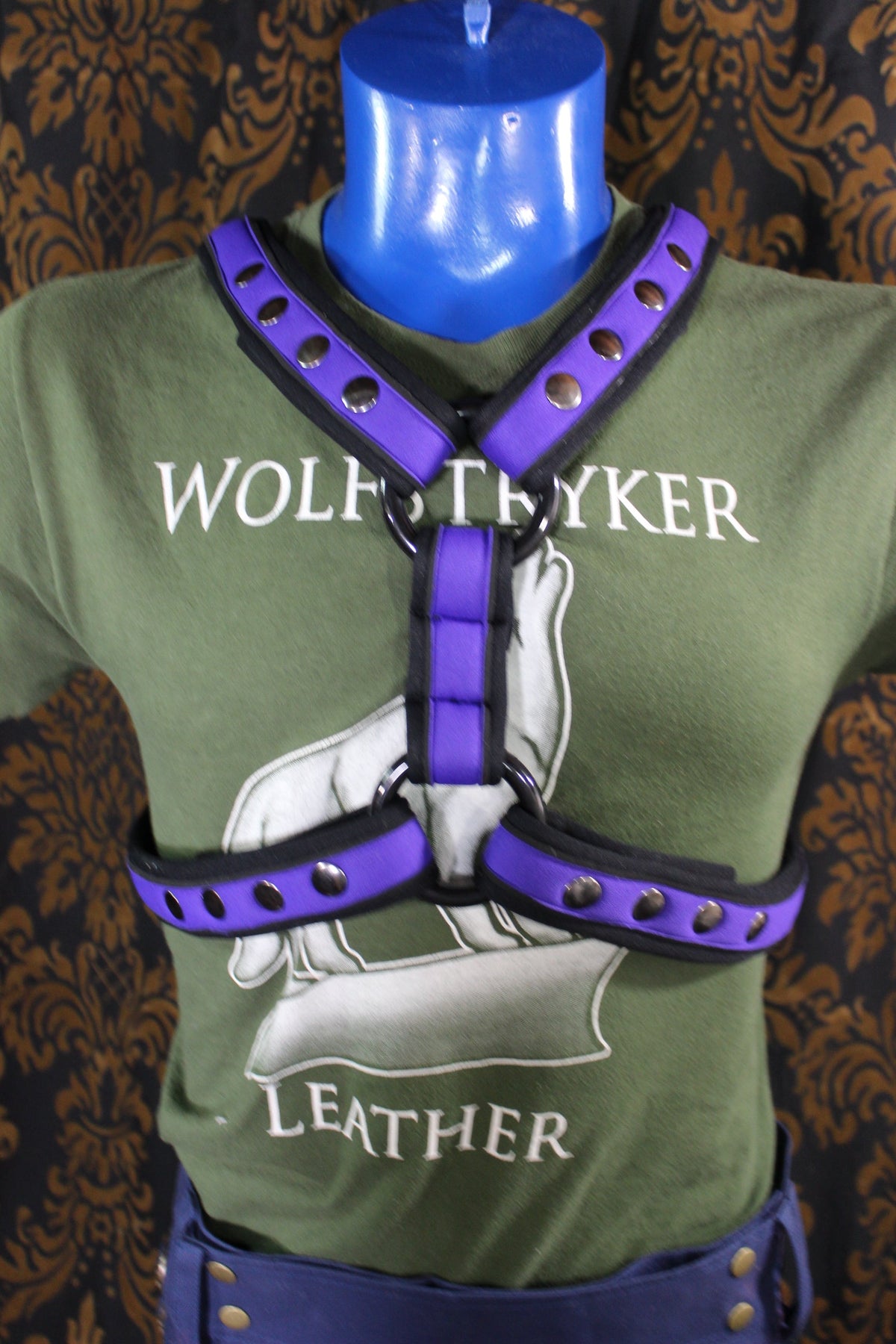 Neoprene Two-Toned Extended X Harness - view 10