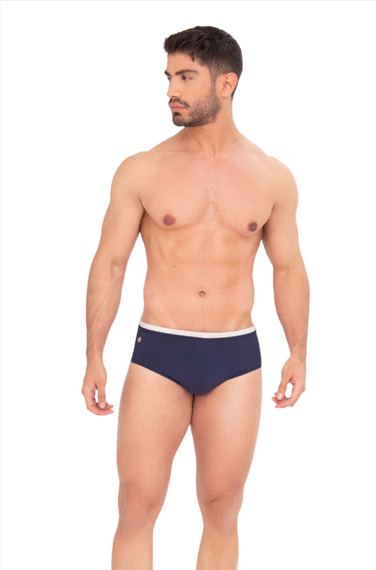The Athletic Swim Brief - Midnight in Paracas