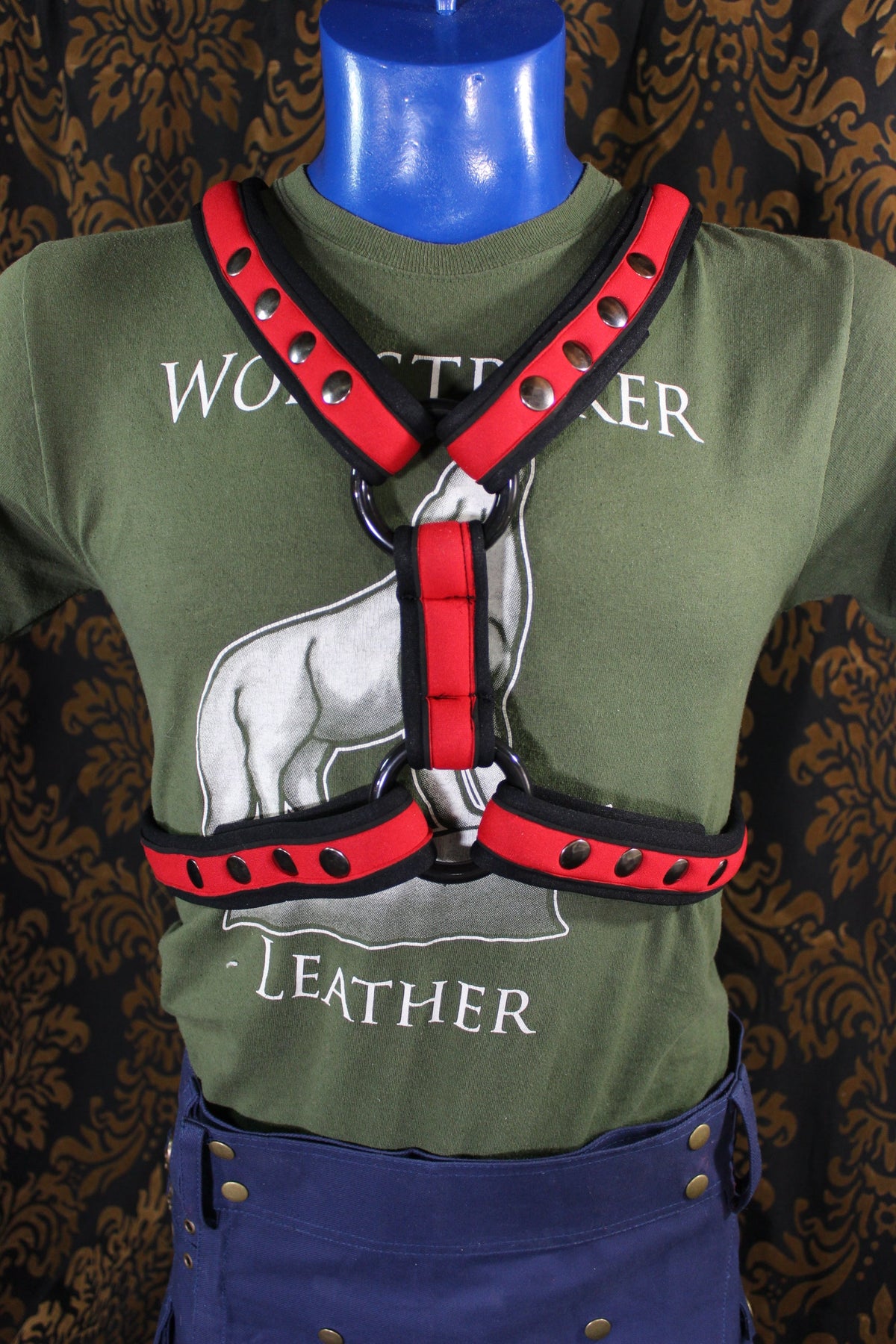 Neoprene Two-Toned Extended X Harness - view 3