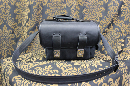 Leather Diplomat Messenger Bag: Generation 2 - front view
