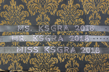 Title Holder Belt - front view