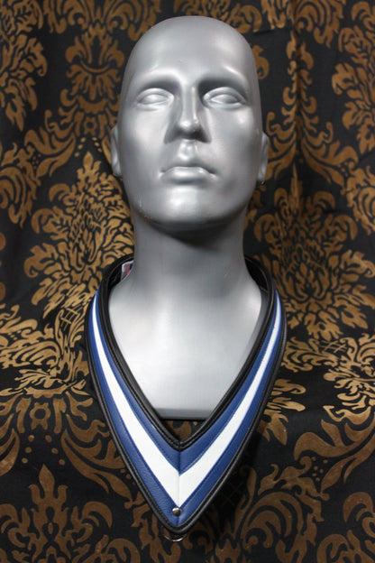 Leather Flag Leather Medallion Holder - front view
