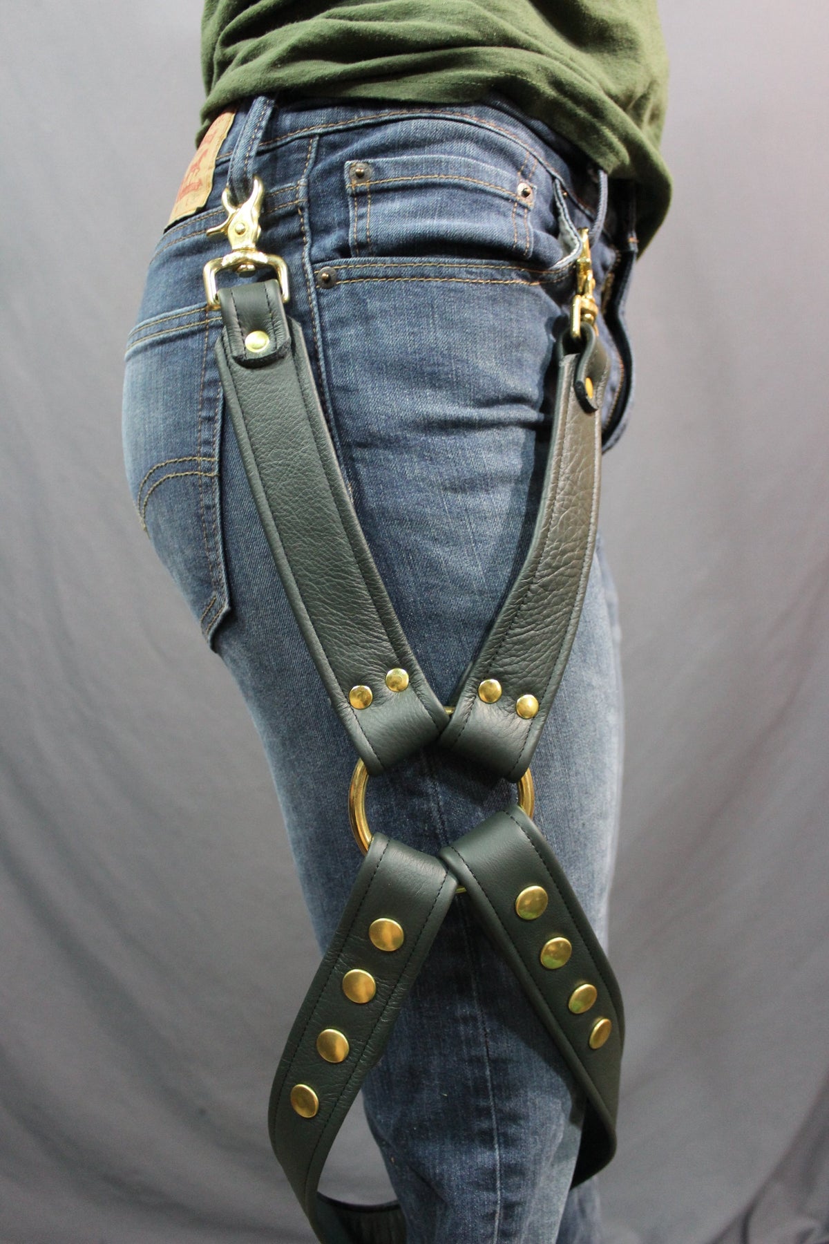 Single Color Leg Harness - front view