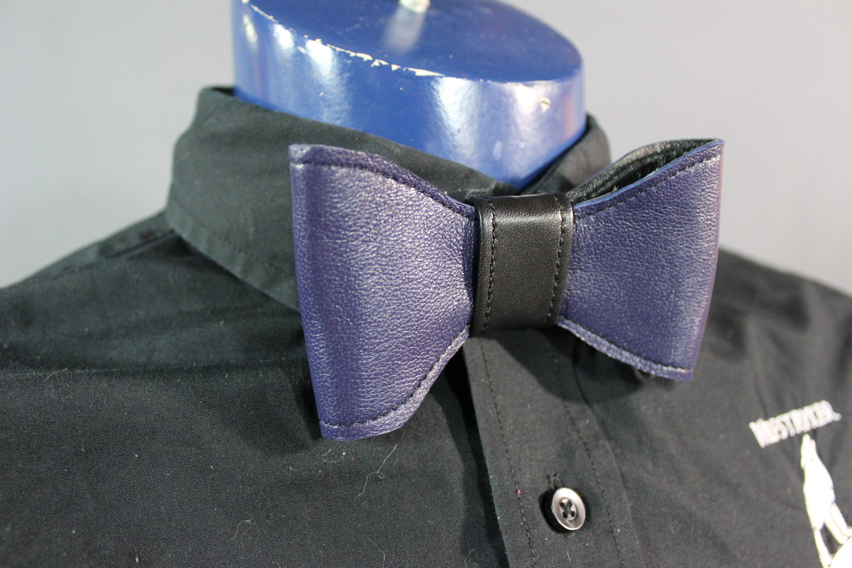 Leather Bowties - front view