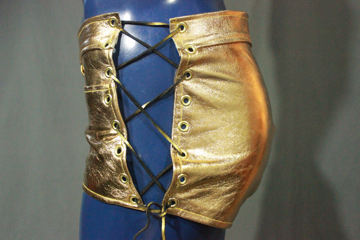 Lascivious's Golden Bolero & Booty Shorts - view 8