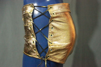 Lascivious's Golden Bolero & Booty Shorts - view 8