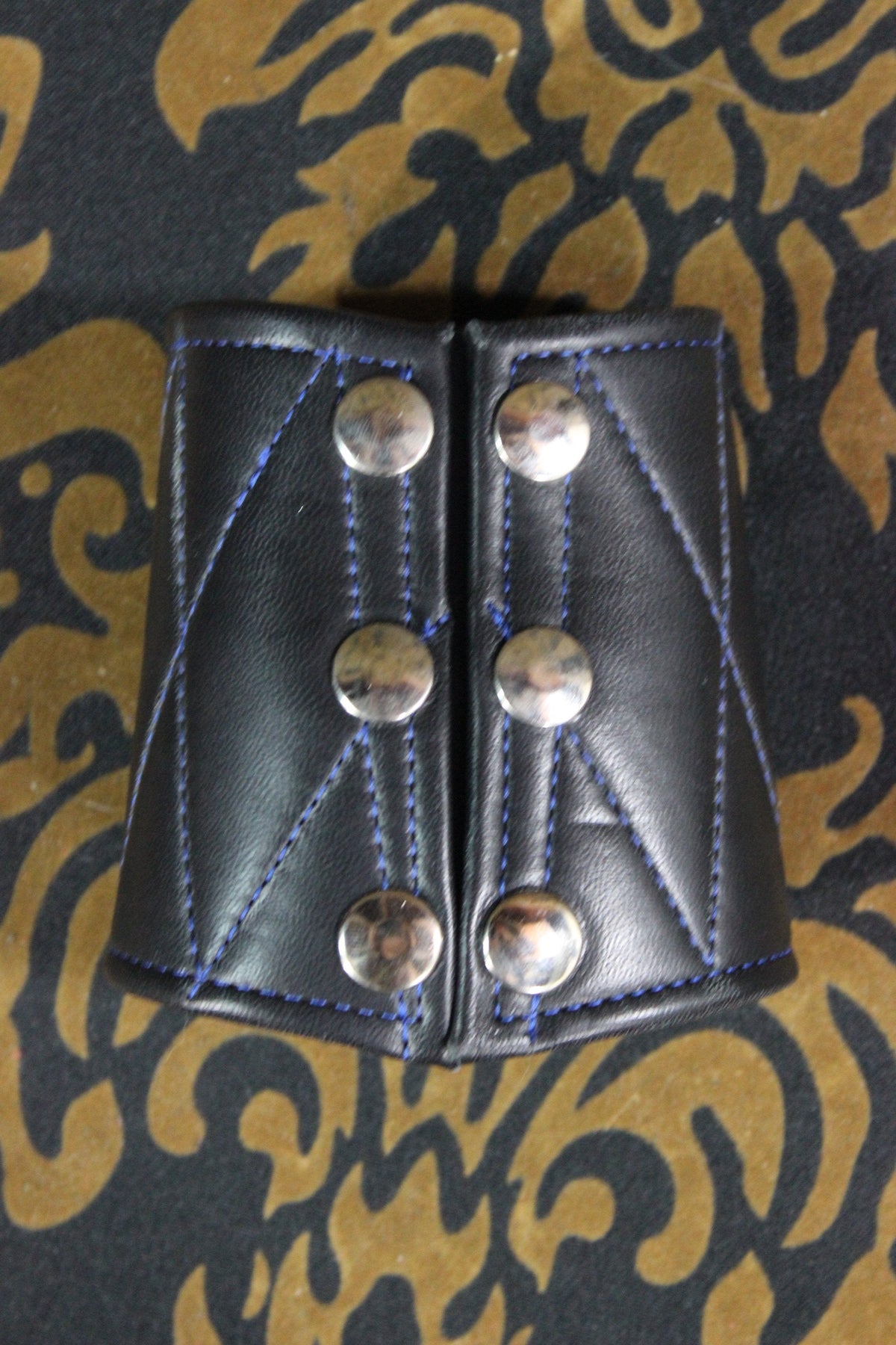 Quilted Wrist Bracer with Wallet Compartment (4") - view 2