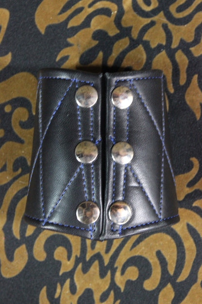 Quilted Wrist Bracer with Wallet Compartment (4") - view 2