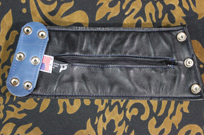 Quilted Wrist Bracer with Wallet Compartment (4") - view 4