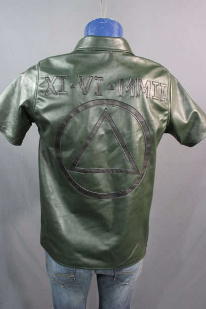 Leather Polo Shirt - view 2