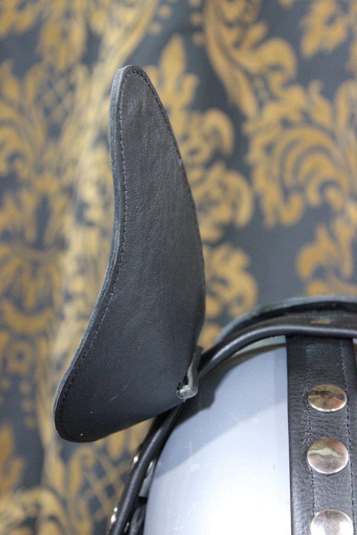 Husky style Pup Hood in Black and Gray - view 22