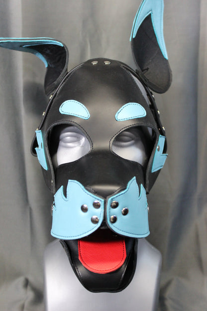 Nightwing' Inspired Blue Terrier Hood - front view