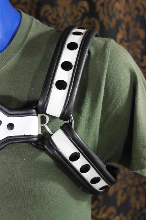 Two-Tone Service Pup Bulldog Harness - view 4