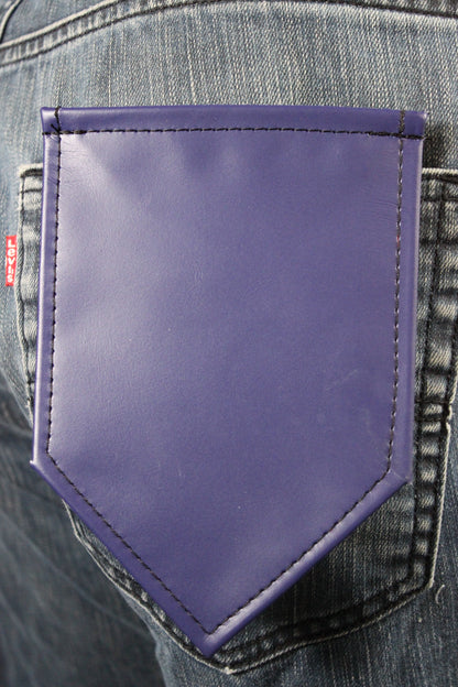 Solid Color Leather Pocket Flag - view 3