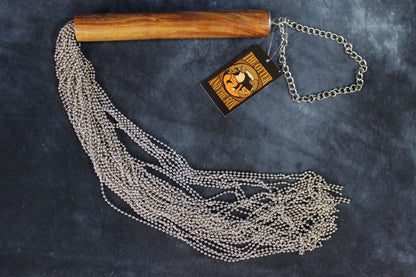 Ball Chain Floggers by Otter and The Fox - front view