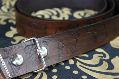 Embossed Puppy Pattern Belt - view 6