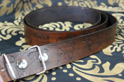 Embossed Puppy Pattern Belt - view 7